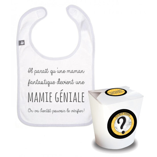 Pochette surprise Annonce grossesse "MAMIE"